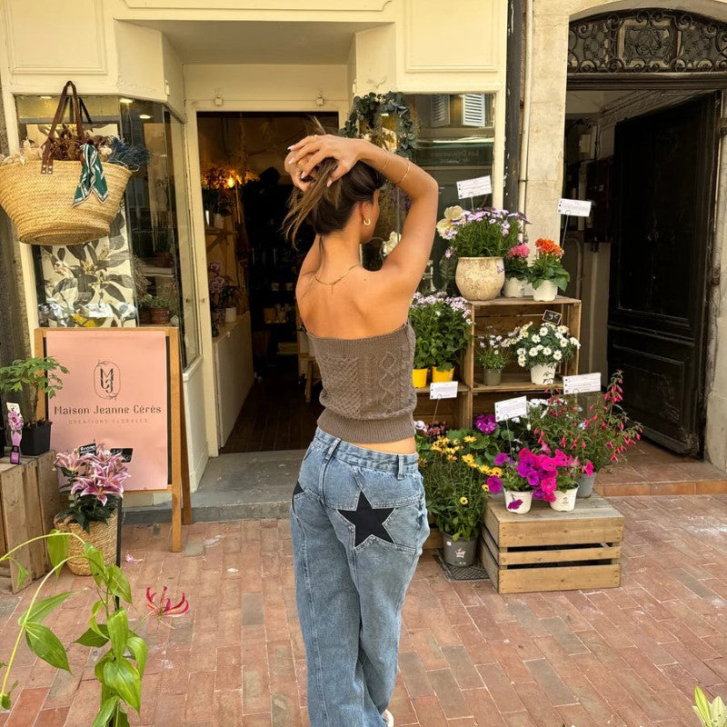 Stylish Star Jeans With A Pop Of Color-My Comfy Pant