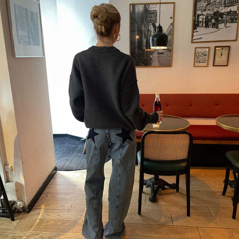 Stylish Star Jeans With A Pop Of Color-My Comfy Pant