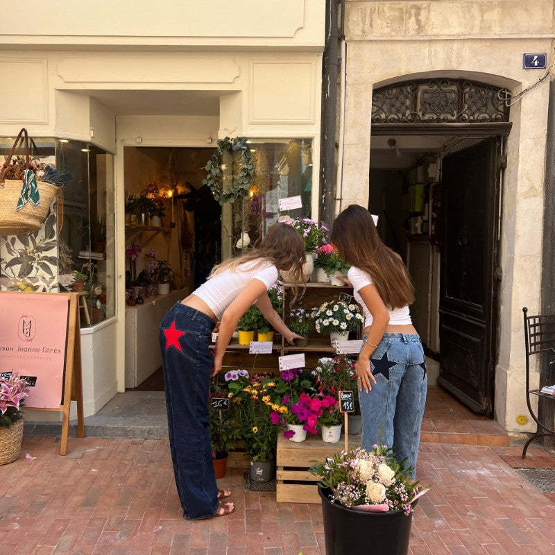 Stylish Star Jeans With A Pop Of Color-My Comfy Pant