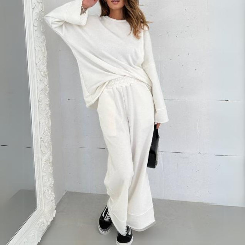 Summer Solid Colored Lounge Set-My Comfy Pant