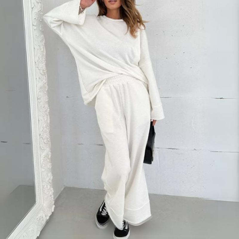 Summer Solid Colored Lounge Set-My Comfy Pant