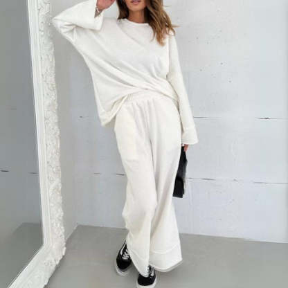 Summer Solid Colored Lounge Set-My Comfy Pant