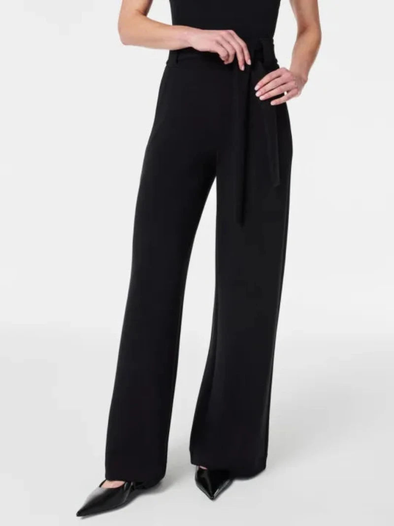 Tailored Trousers With Adjustable Belt-My Comfy Pant