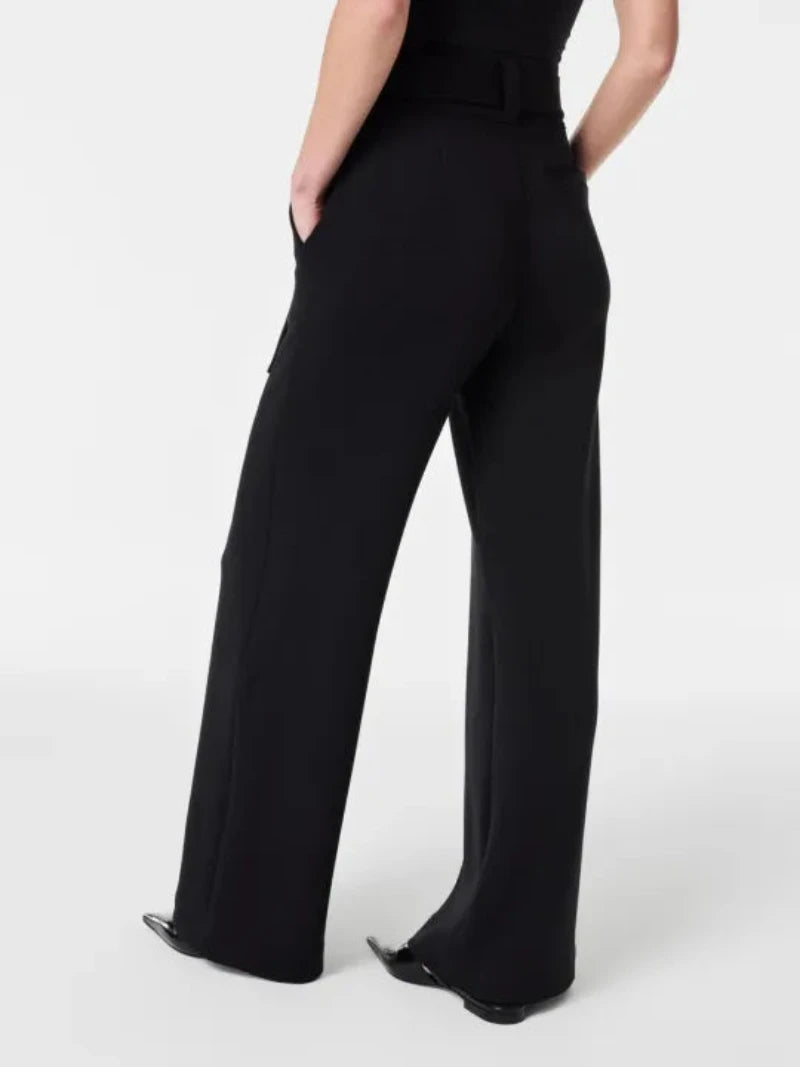Tailored Trousers With Adjustable Belt-My Comfy Pant