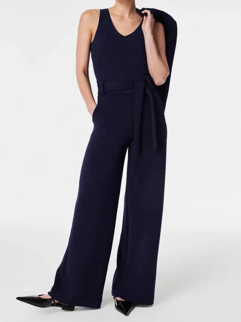 Tailored Trousers With Adjustable Belt-My Comfy Pant