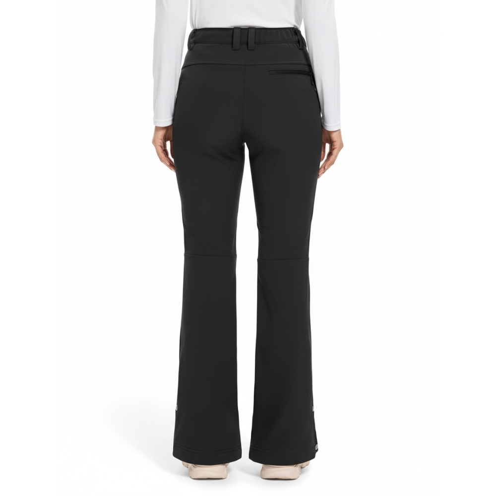 Thermal Fleece Lined Snow Pants for Women with Water Resistant Fabric
