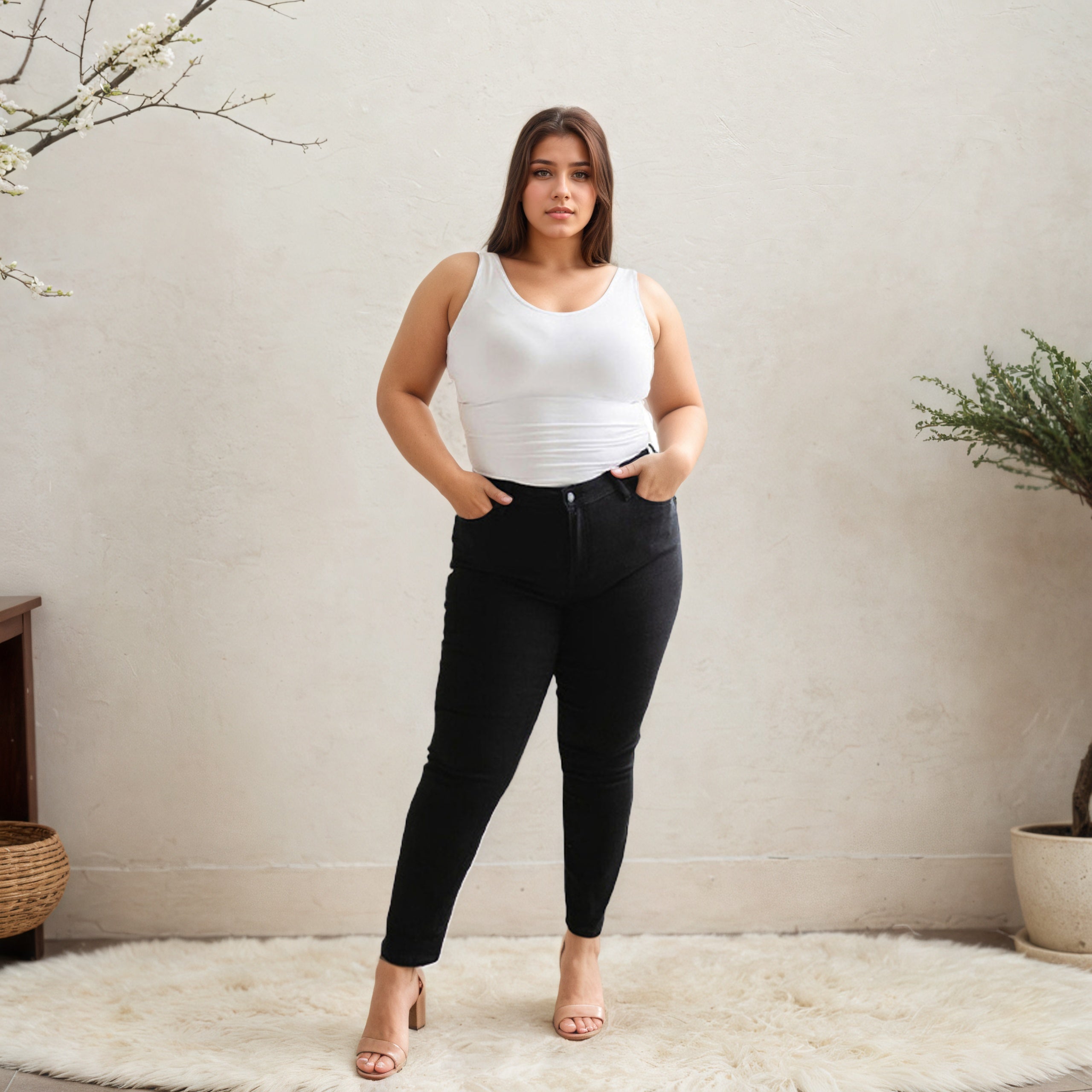 JB Tummy Control Lifting Jeans-My Comfy PantJB Tummy Control Lifting Jeans - Image 7