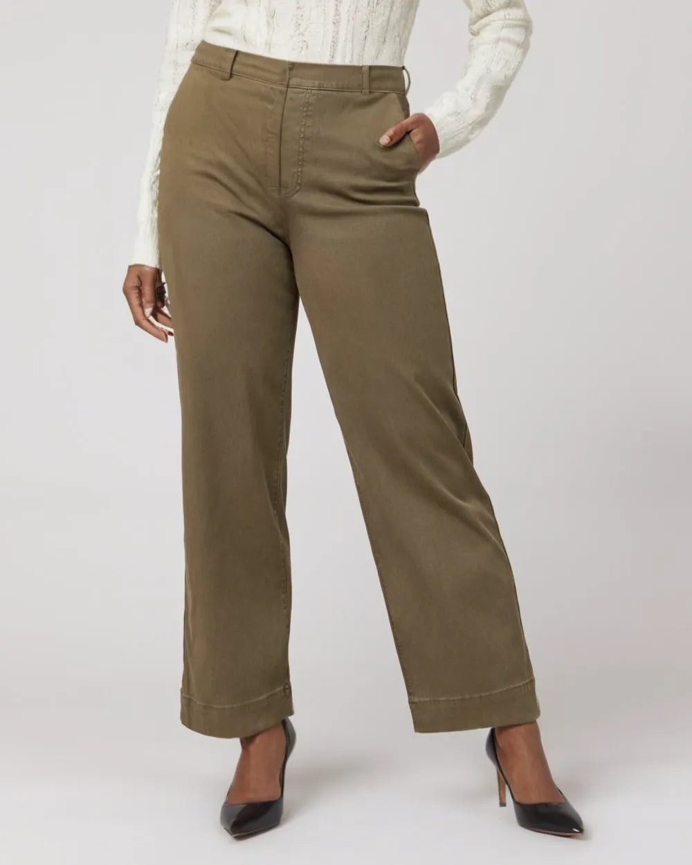 Elegant Cropped Wide Pants-My Comfy Pant