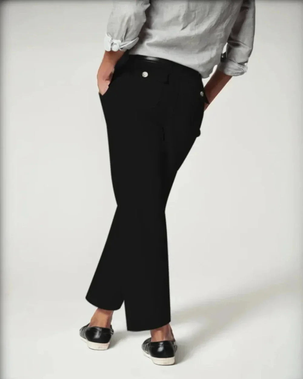 Elegant Cropped Wide Pants-My Comfy PantElegant Cropped Wide Pants - Image 9