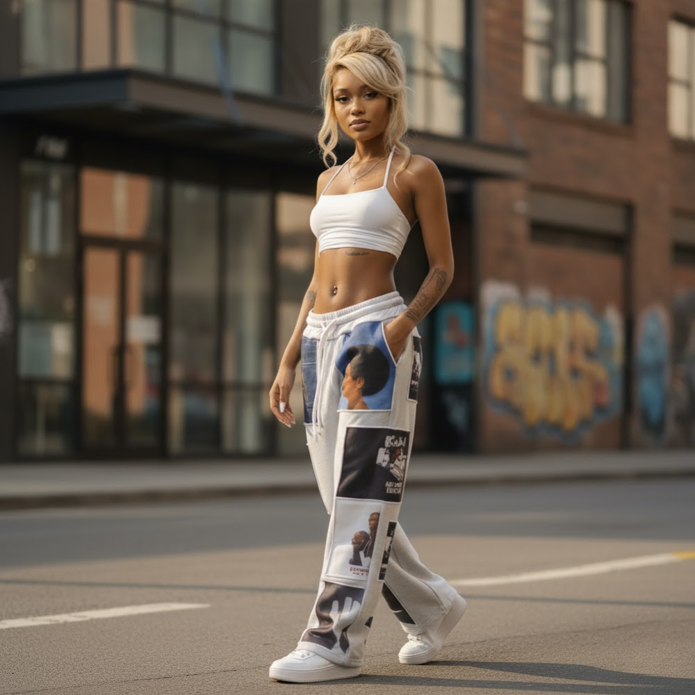 Artistic Album Cover Sweatpants For Women
