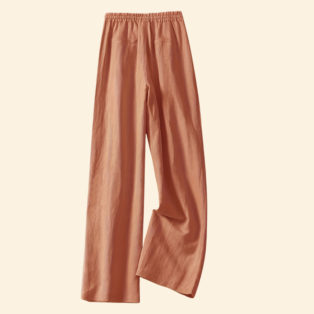 High Rise Wide Loose Drawstring Pants For Women