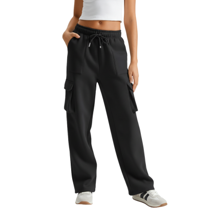 Parachute Style Cargo Jogger Sweatpants