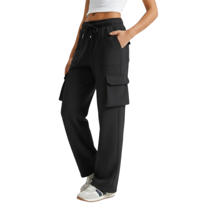 Parachute Style Cargo Jogger Sweatpants