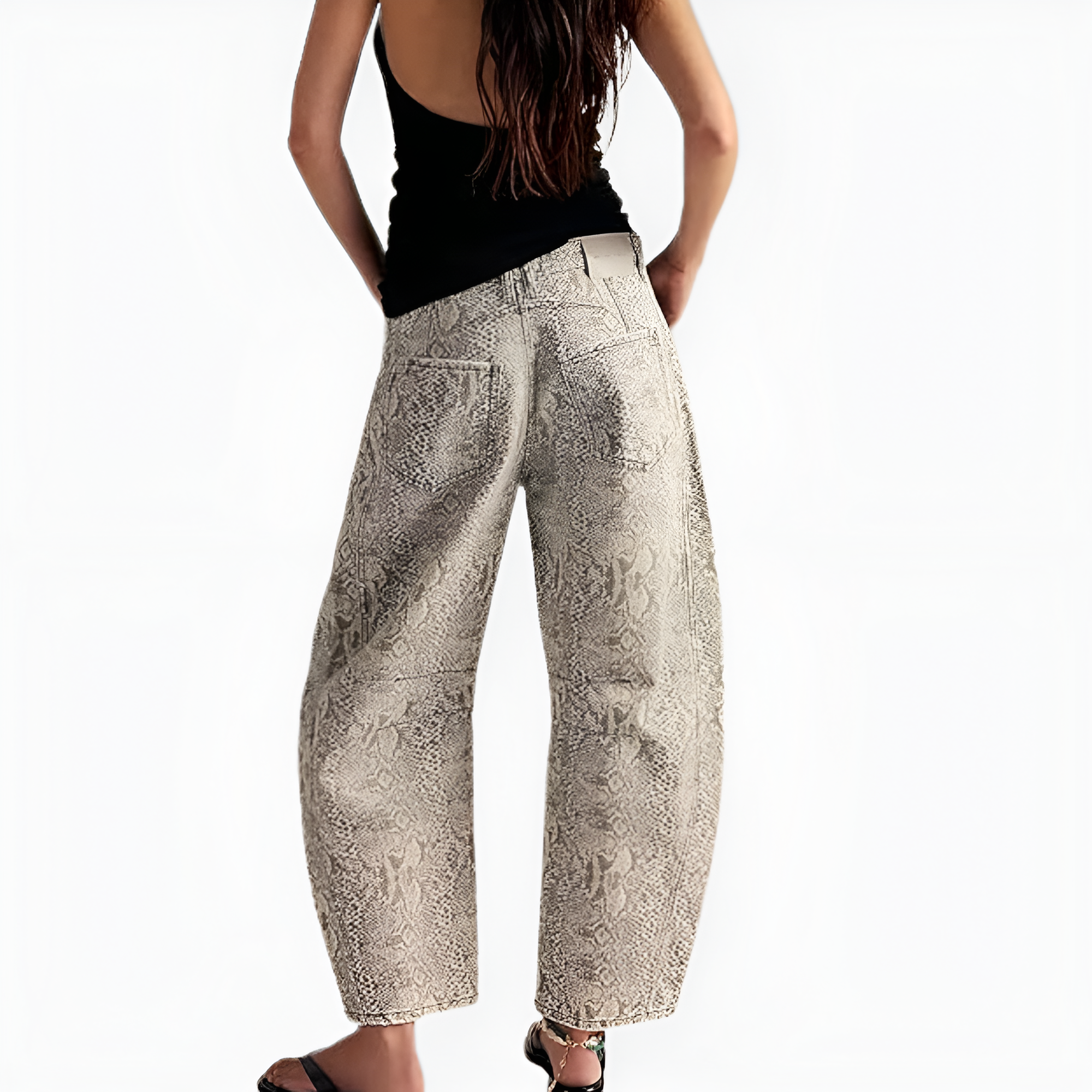 Wide Y2K Baggy Barrel Jeans for Women