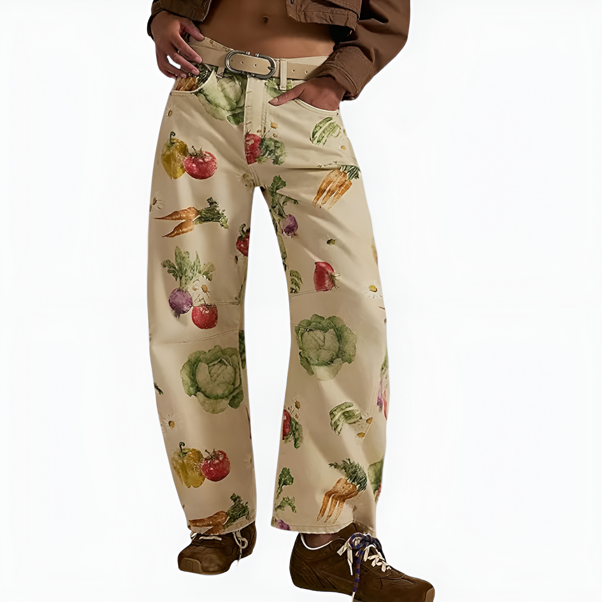 Wide Y2K Baggy Barrel Jeans for Women 