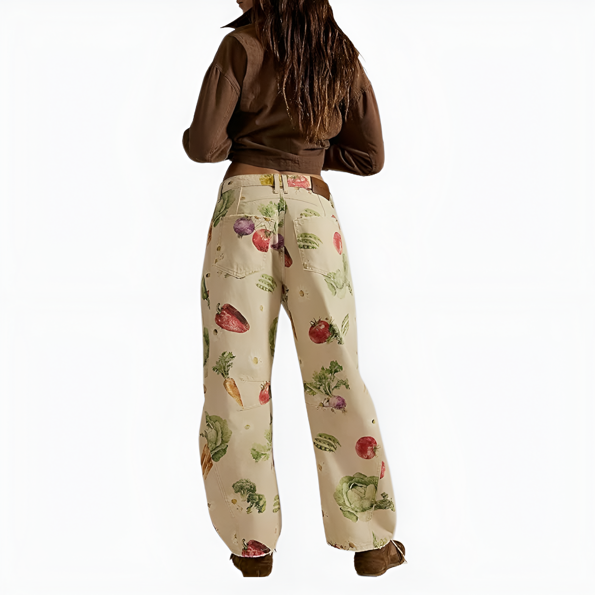 Wide Y2K Baggy Barrel Jeans for Women 