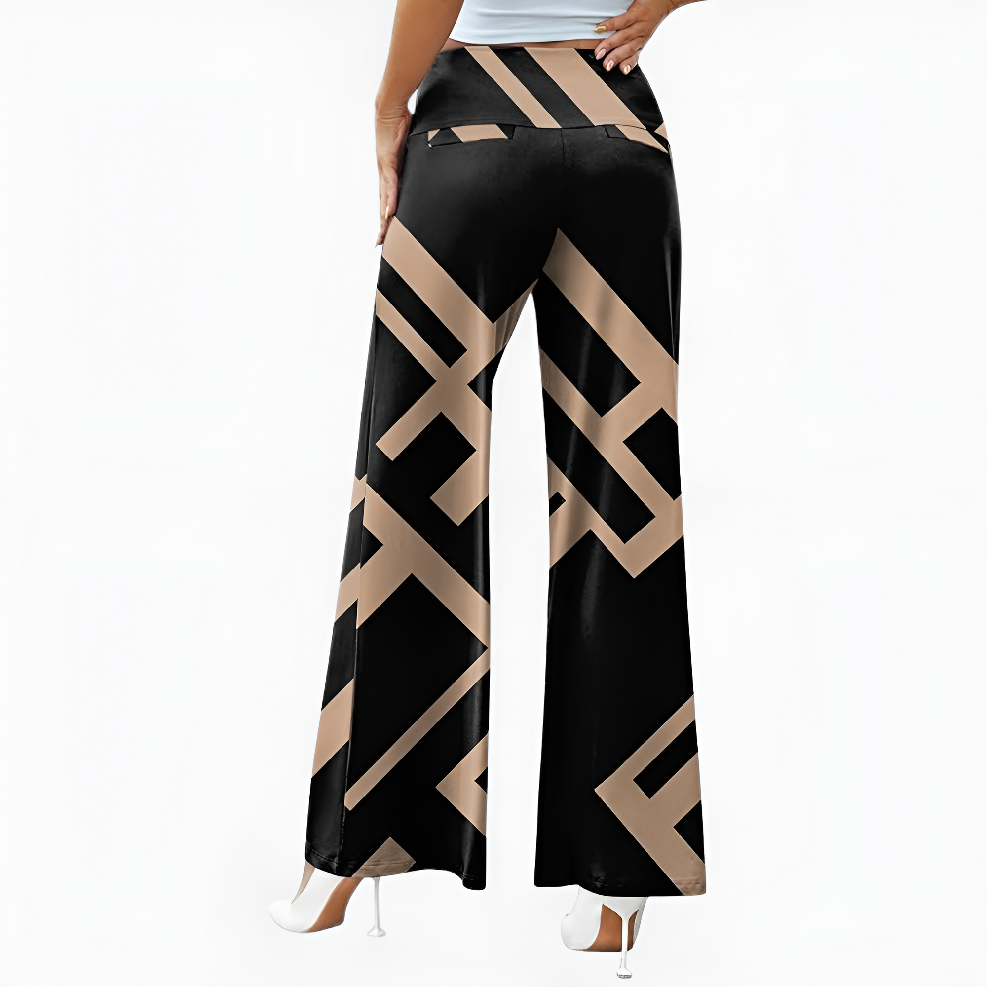 Wide Fit Casual High Rise Palazzo For Women