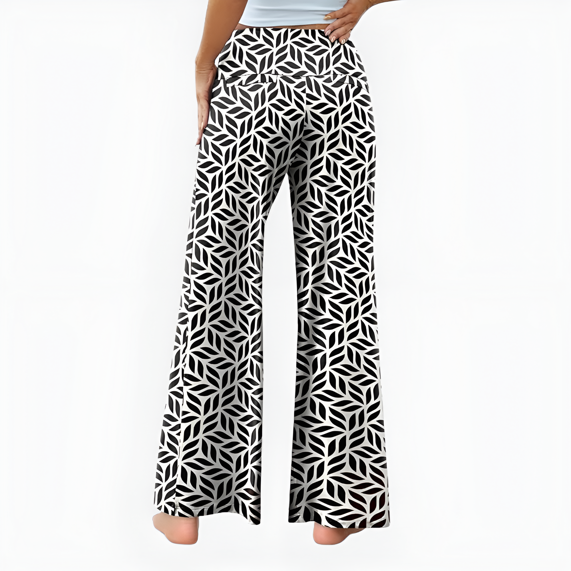 Wide Fit Casual High Rise Palazzo For Women