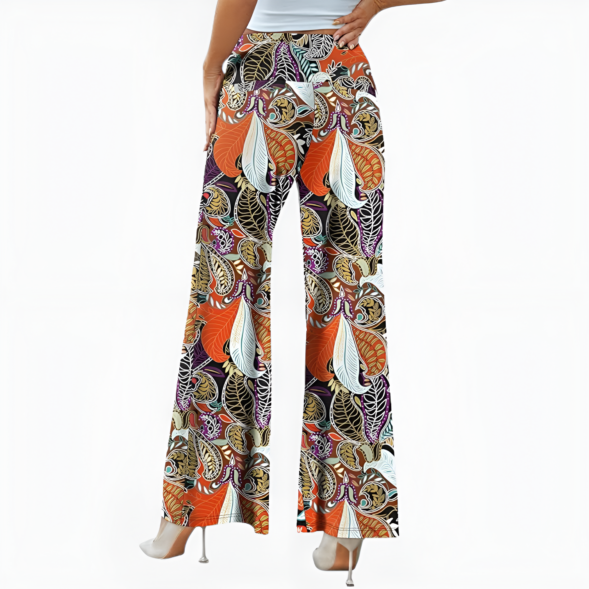 Wide Fit Casual High Rise Palazzo For Women
