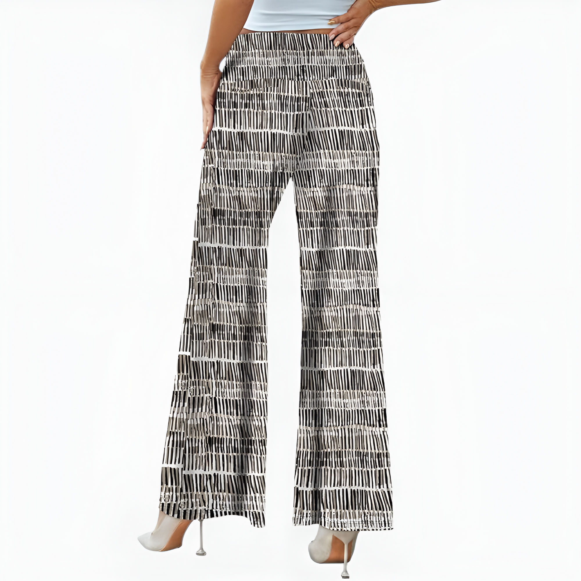 Wide Fit Casual High Rise Palazzo For Women