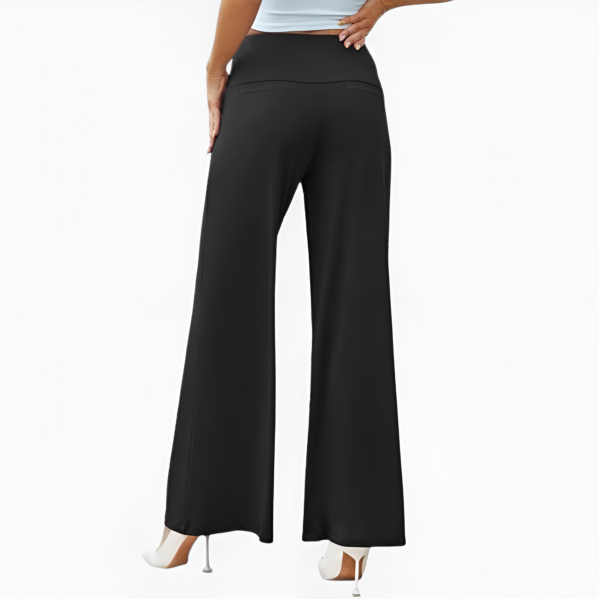 Wide Fit Casual High Rise Palazzo For Women