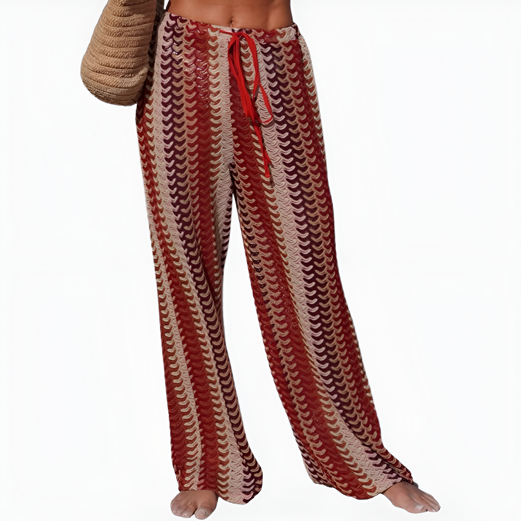 Crochet Pattern Beach Cover Pants For Women