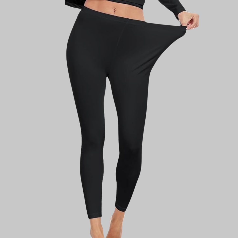 Pack Of 3 Thermal Fleece Lined Leggings For Women