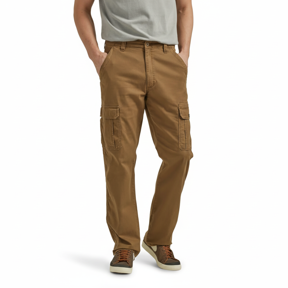 Stretch Cargo Pants With Multi Pockets