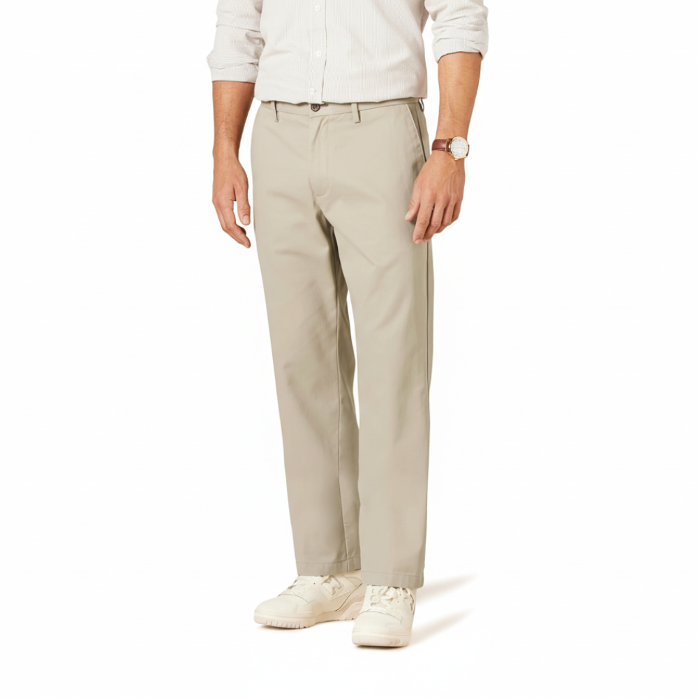 Classic Fit Wrinkle Resistant Chino Pants For Men