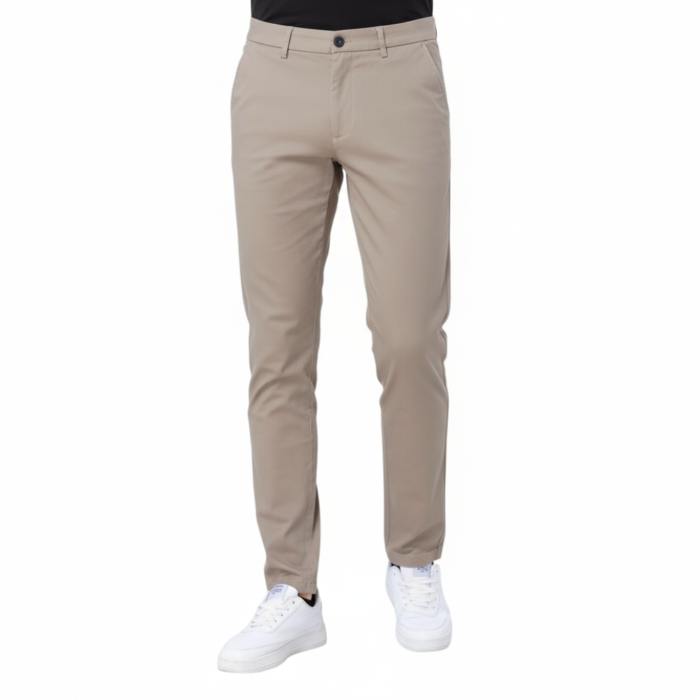 Flat Front Skinny Stretchy Trousers
