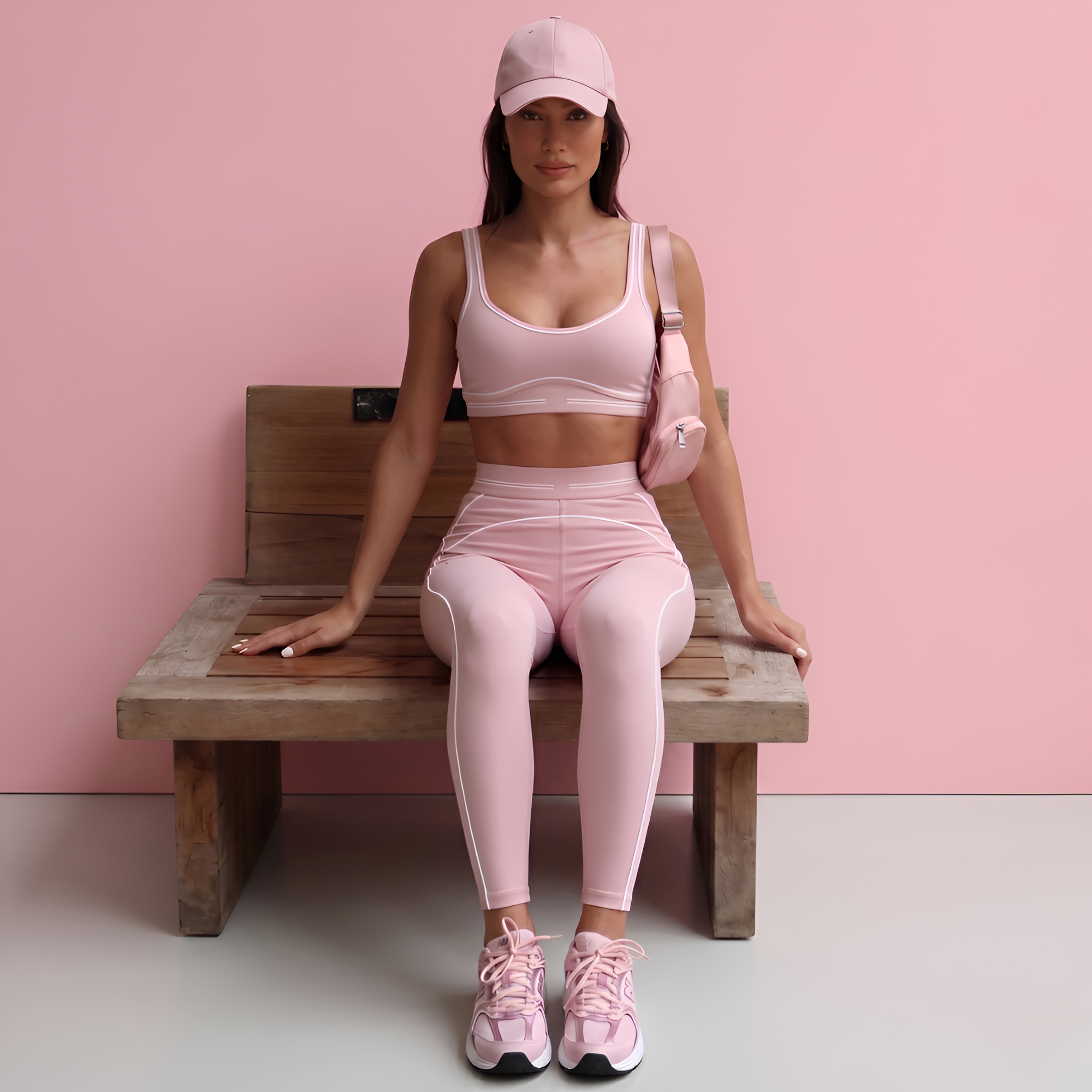 Fashionable Sports Suit Pilates Tight Sports Pants 