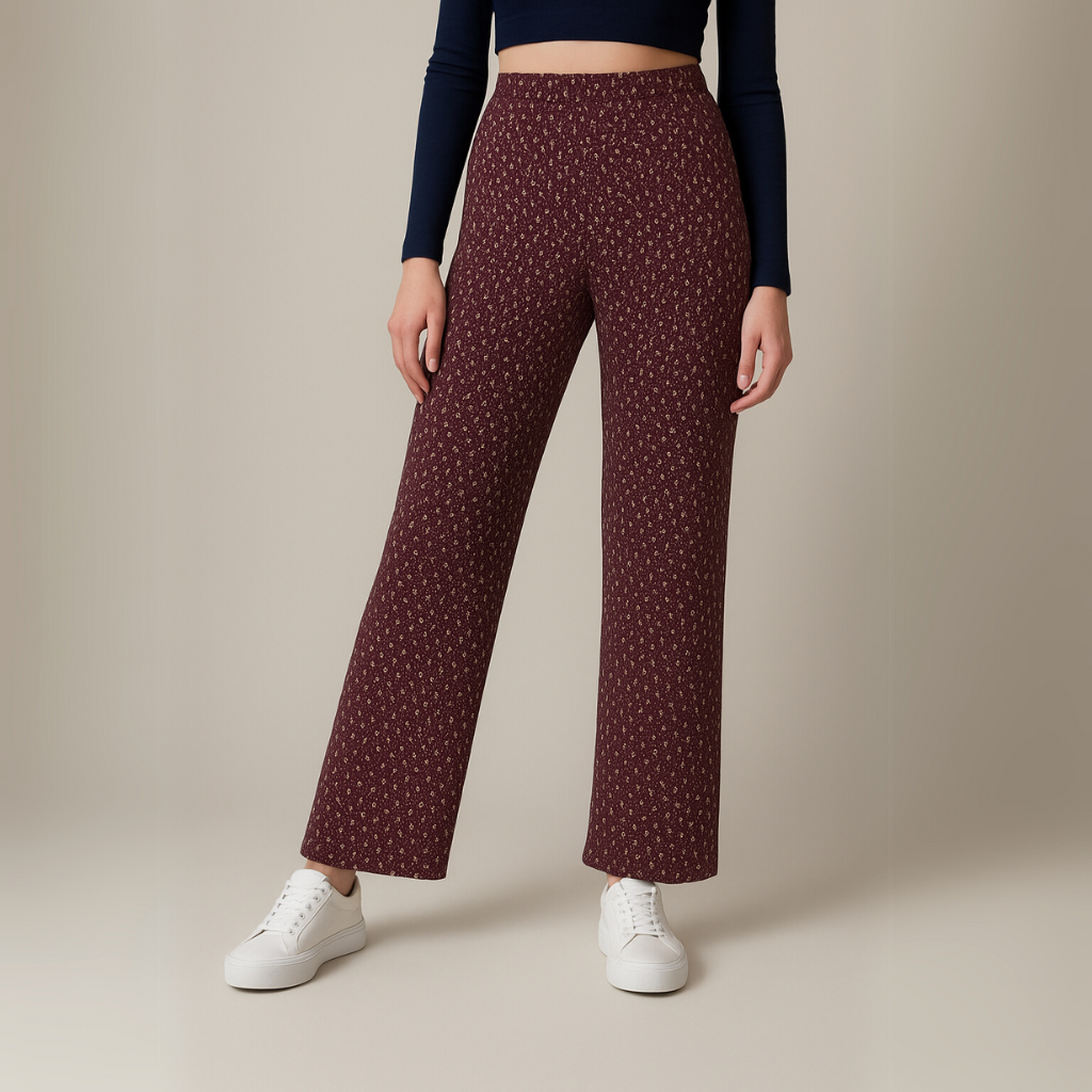 High-Waisted Playa Wide-Leg Pants-My Comfy Pant