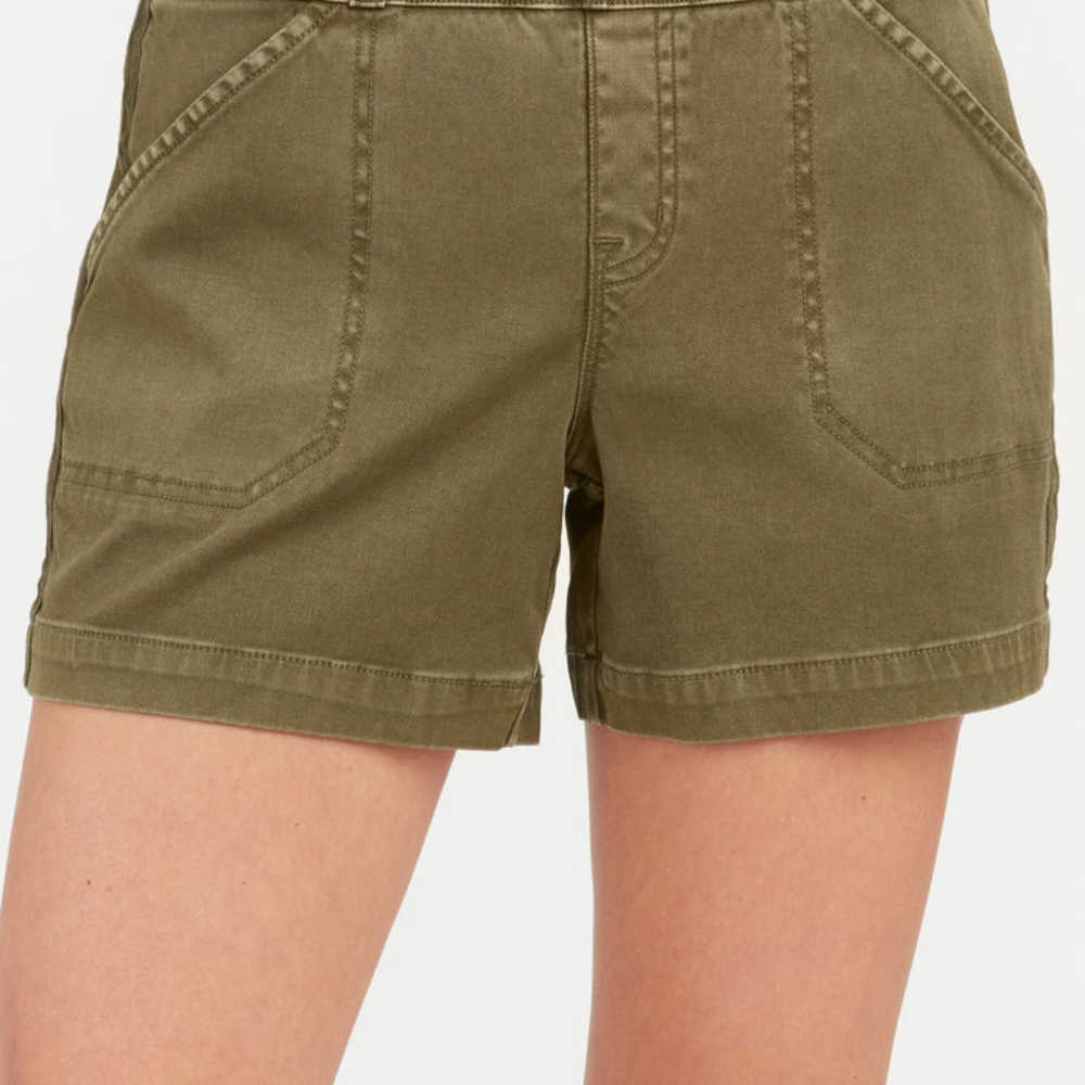 Control Stretch Twill Shorts-My Comfy Pant