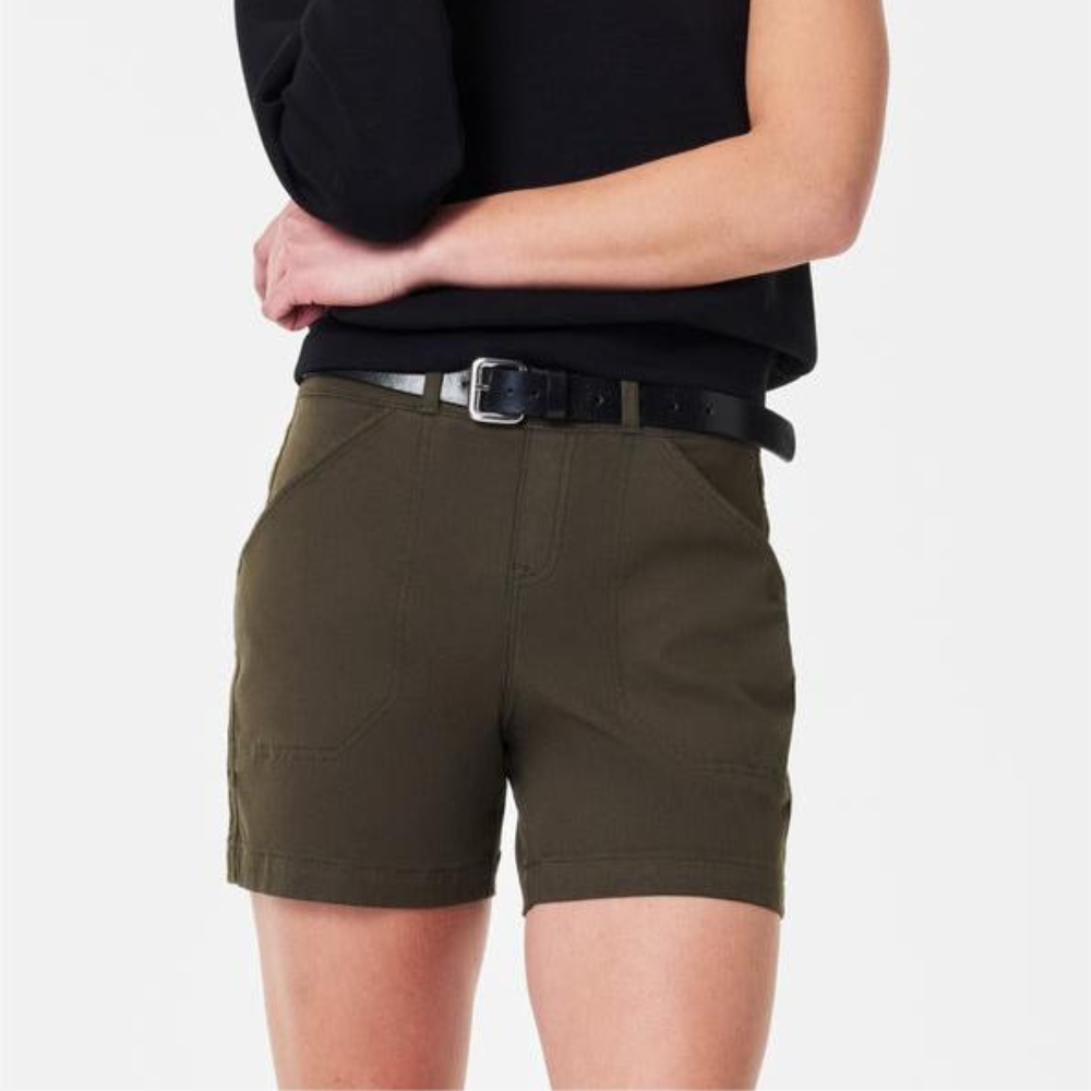 Control Stretch Twill Shorts-My Comfy Pant