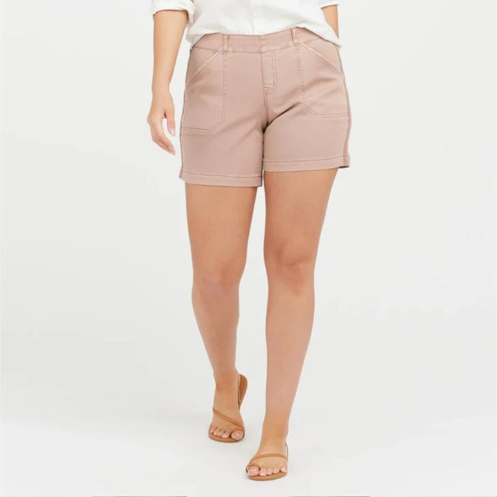 Control Stretch Twill Shorts-My Comfy Pant