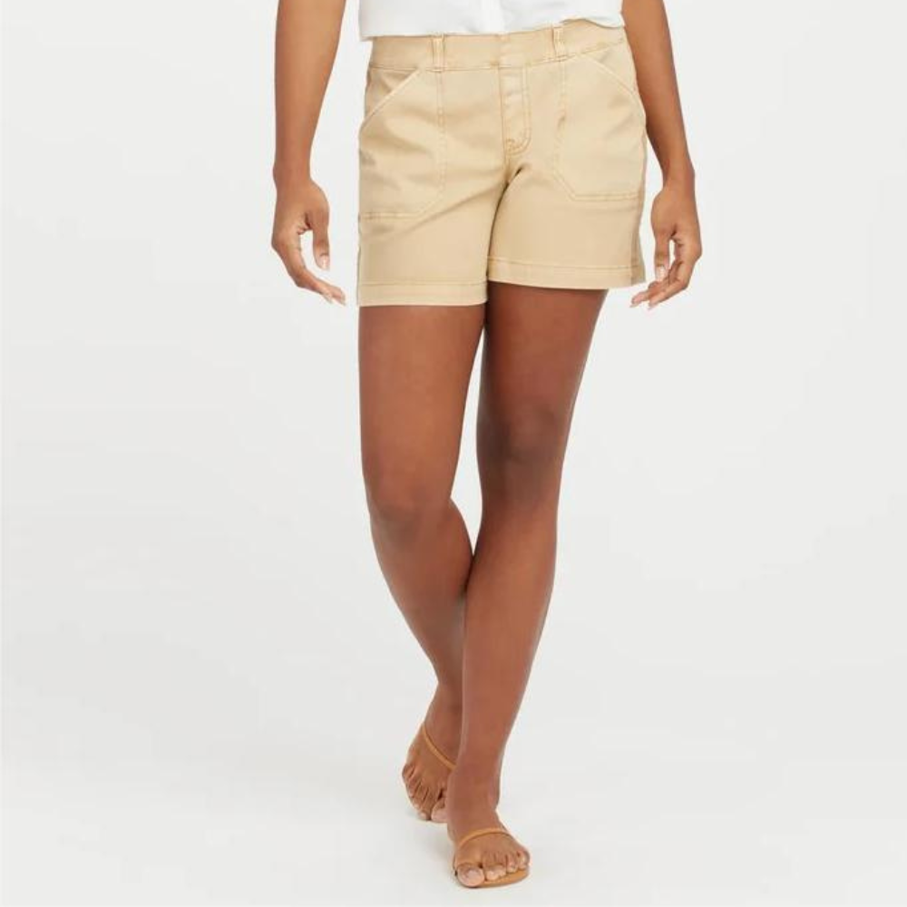 Control Stretch Twill Shorts-My Comfy Pant