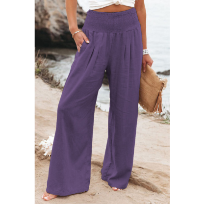 Casual Wide Legged Slacks Women-My Comfy Pant