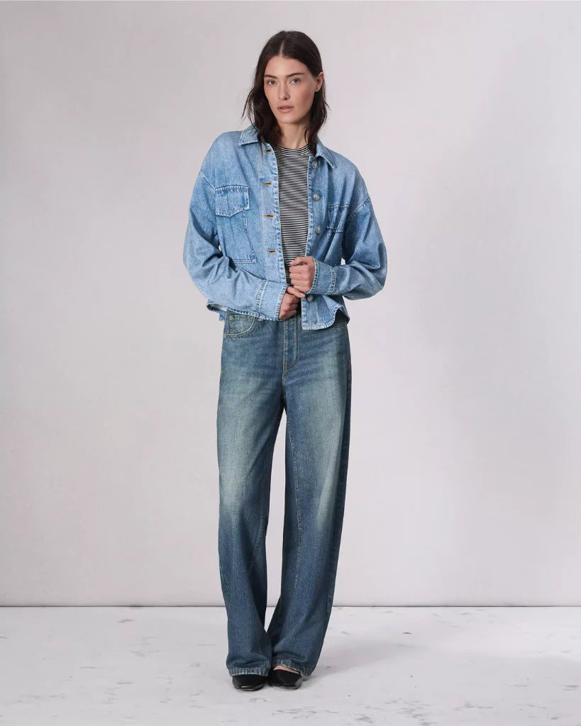 Classic Wide Length Vintage Jeans-My Comfy Pant