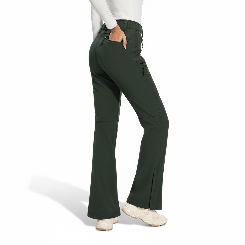 Warm Fleece Lined Ski Pants for Winter