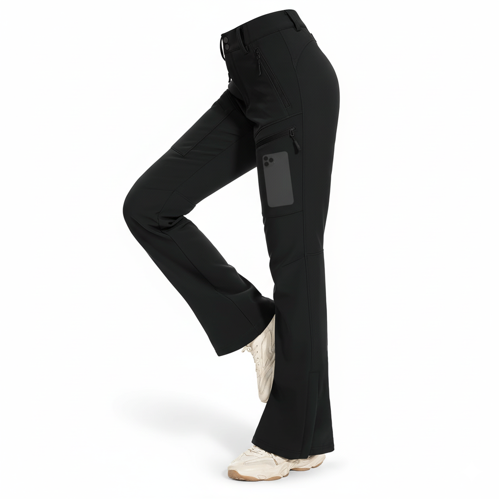 Warm Fleece Lined Ski Pants for Winter