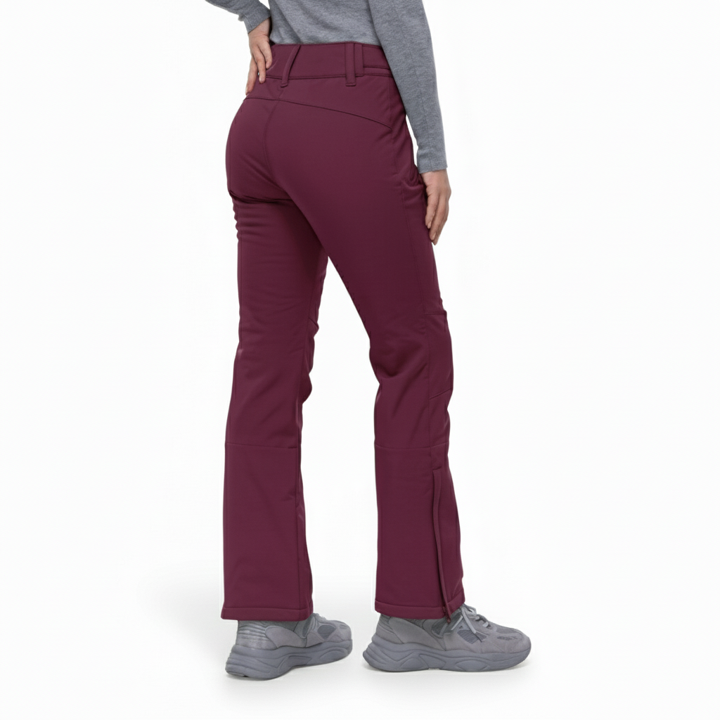 Waterproof Women Snow Pants With Warm Insulated Softshell FabricWaterproof Snow Pants With Warm Insulated Softshell Fabric - Image 12