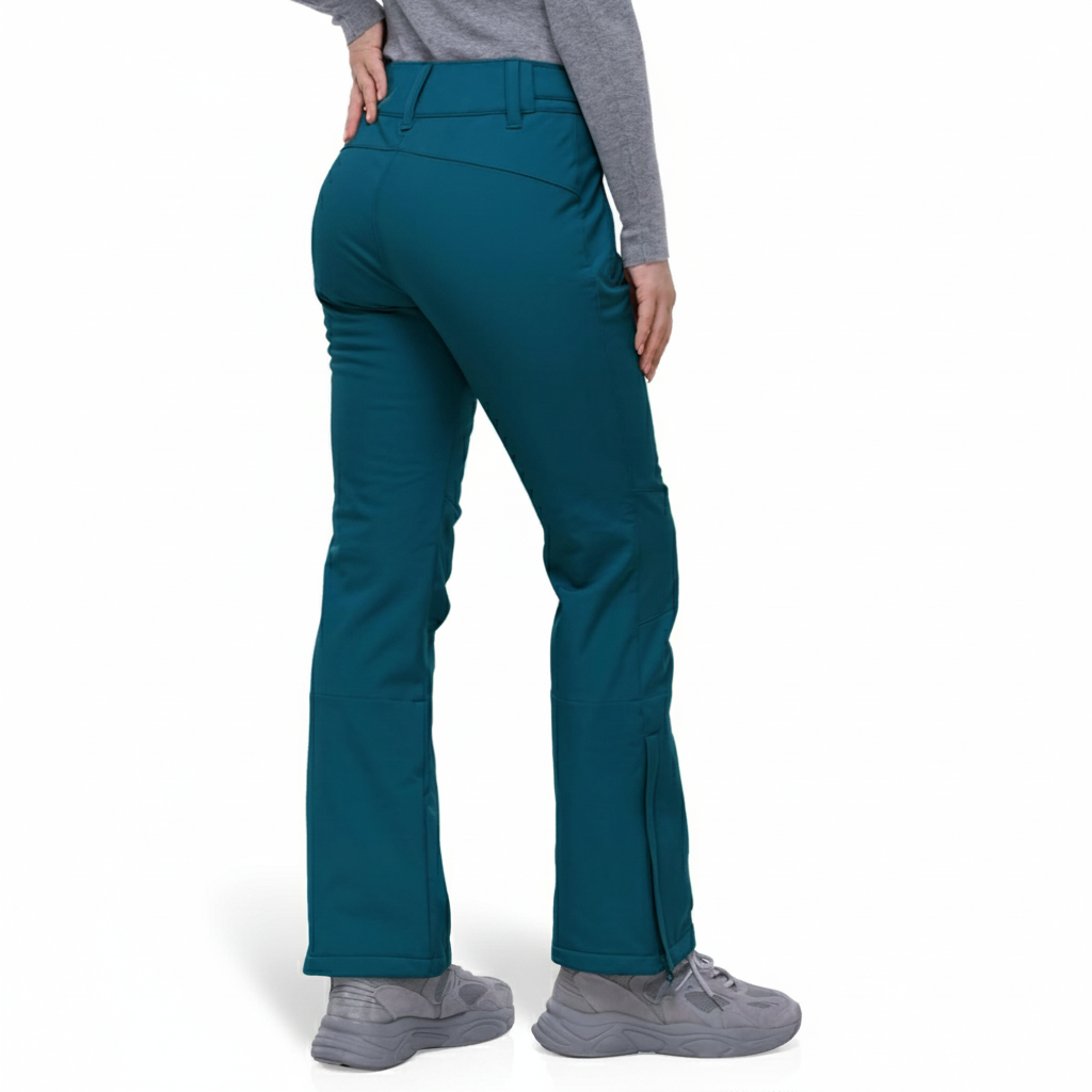 Waterproof Women Snow Pants With Warm Insulated Softshell FabricWaterproof Snow Pants With Warm Insulated Softshell Fabric - Image 10