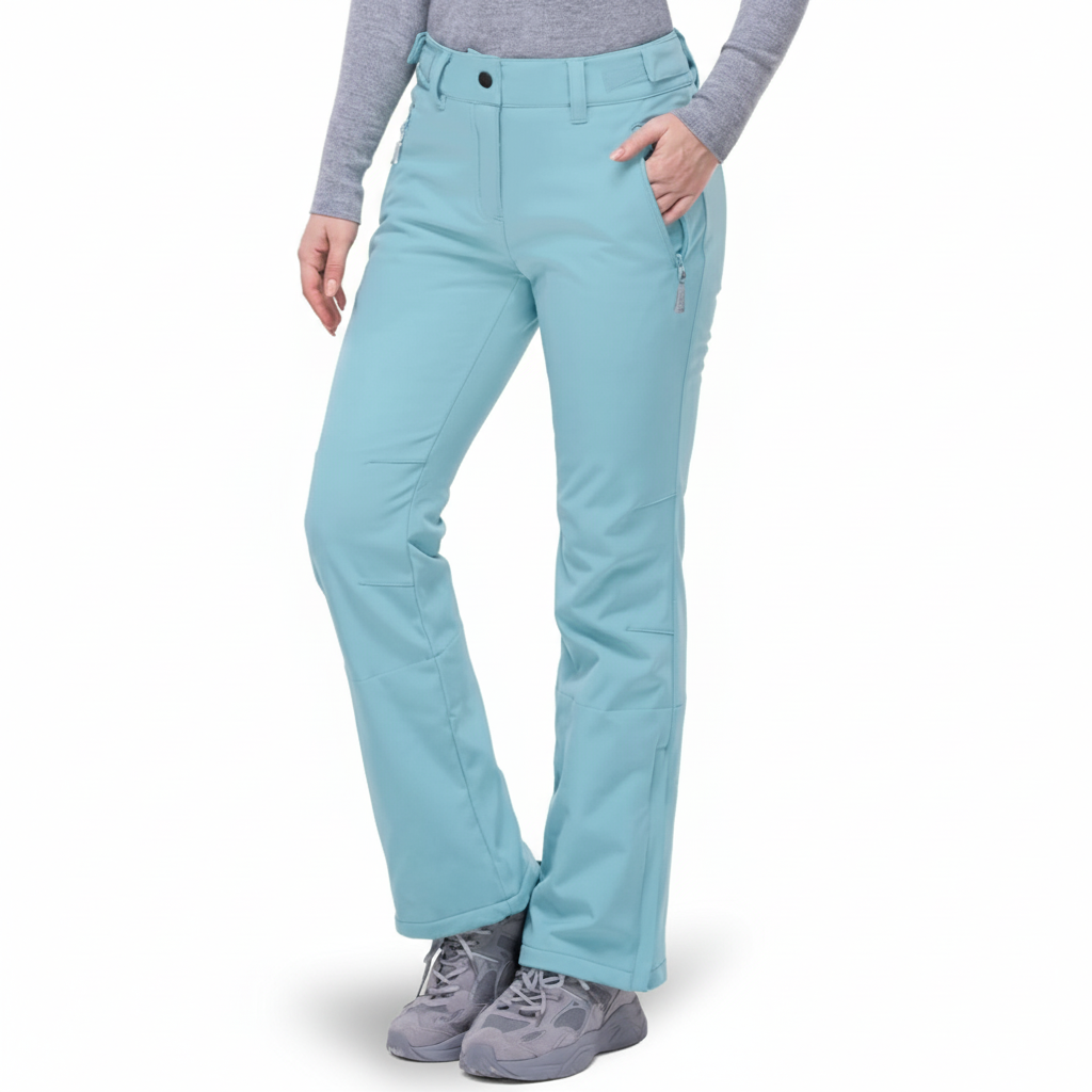 Waterproof Women Snow Pants With Warm Insulated Softshell FabricWaterproof Snow Pants With Warm Insulated Softshell Fabric - Image 13