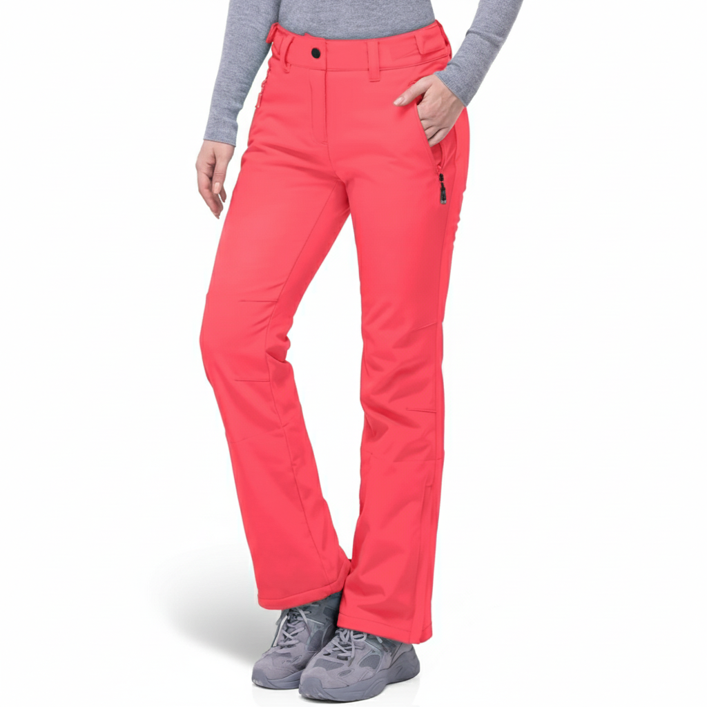 Waterproof Women Snow Pants With Warm Insulated Softshell FabricWaterproof Snow Pants With Warm Insulated Softshell Fabric - Image 3