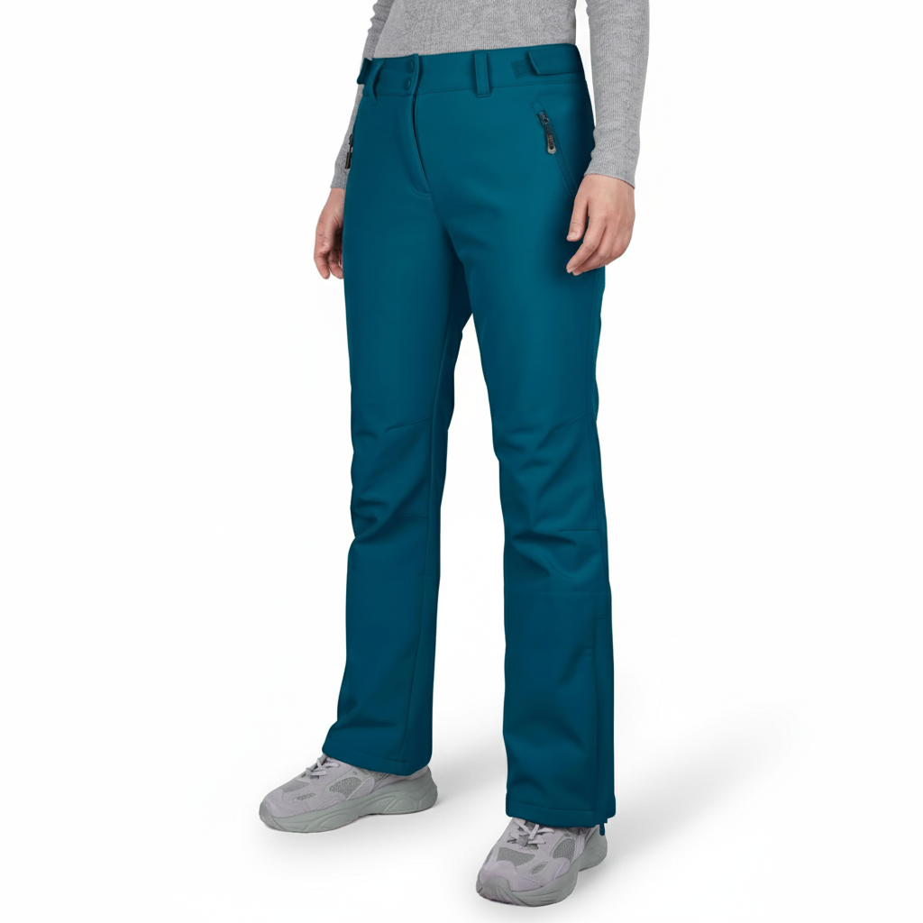 Waterproof Women Snow Pants With Warm Insulated Softshell FabricWaterproof Snow Pants With Warm Insulated Softshell Fabric - Image 9