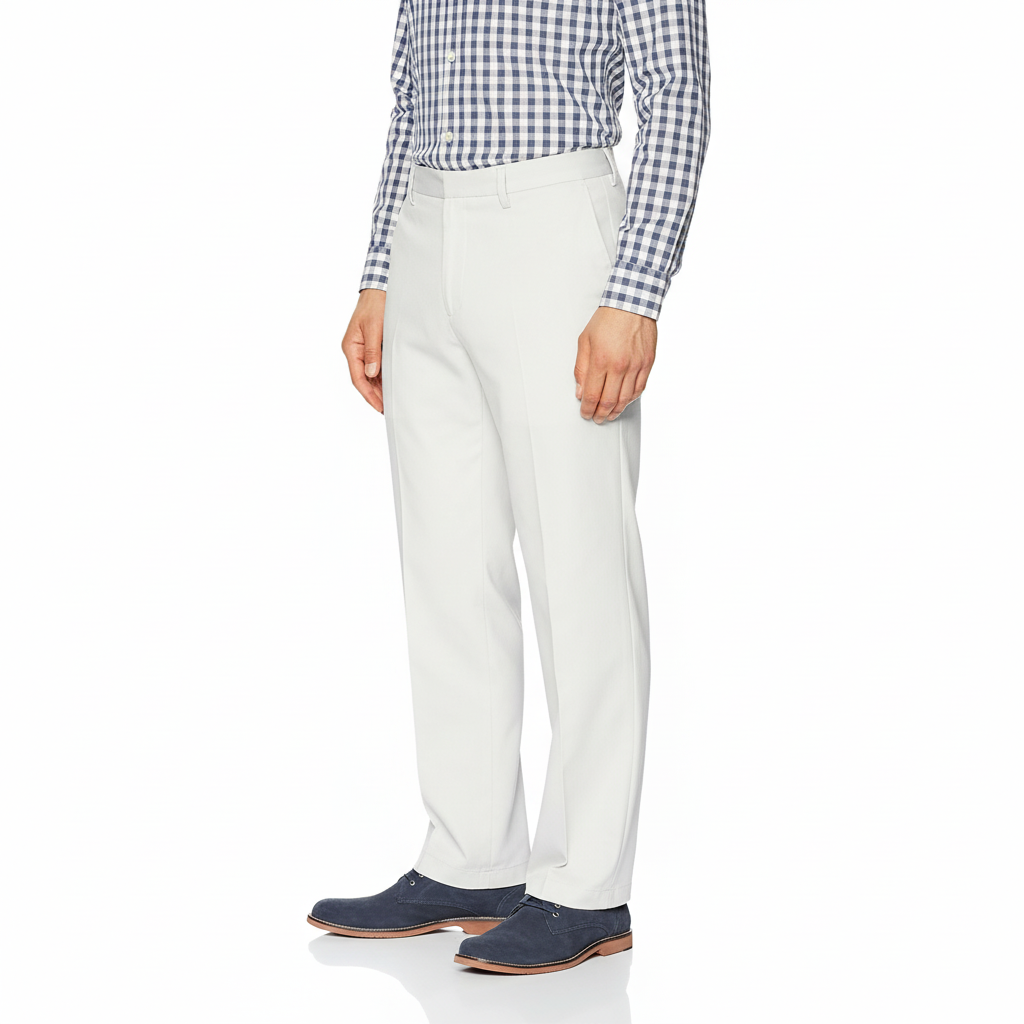 Men's Classic-Fit Wrinkle-Resistant Flat-Front Chino Pant