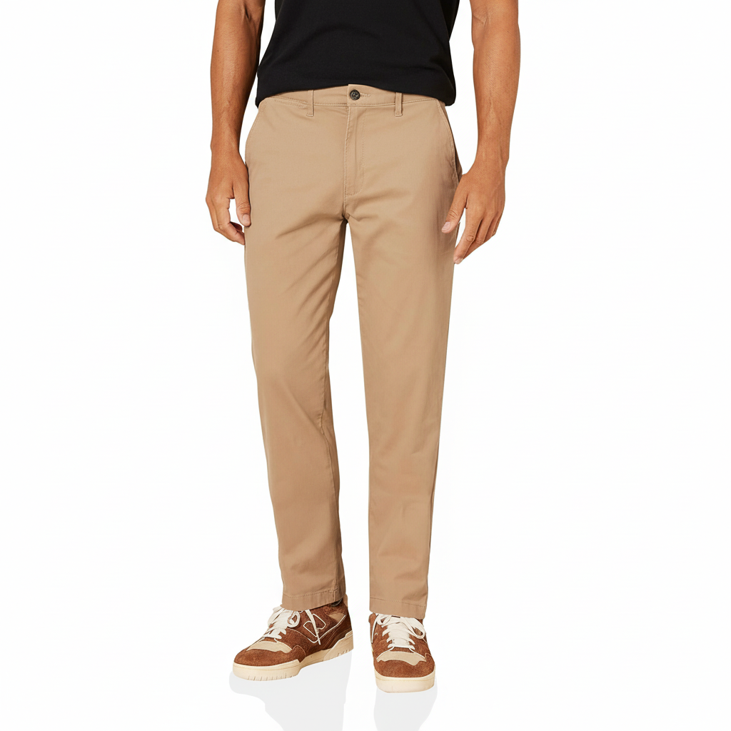Men's Athletic-Fit Chino PantsAthletic Fit Chino Twill Pants For Men - Image 37