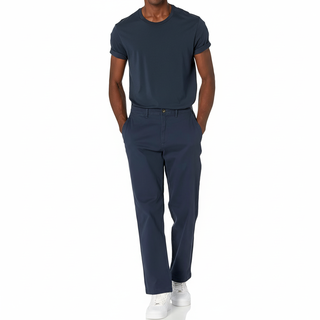 Classic Fit Casual Stretch Chino PantsClassic Fit Casual Stretch Chino Pants - Image 22