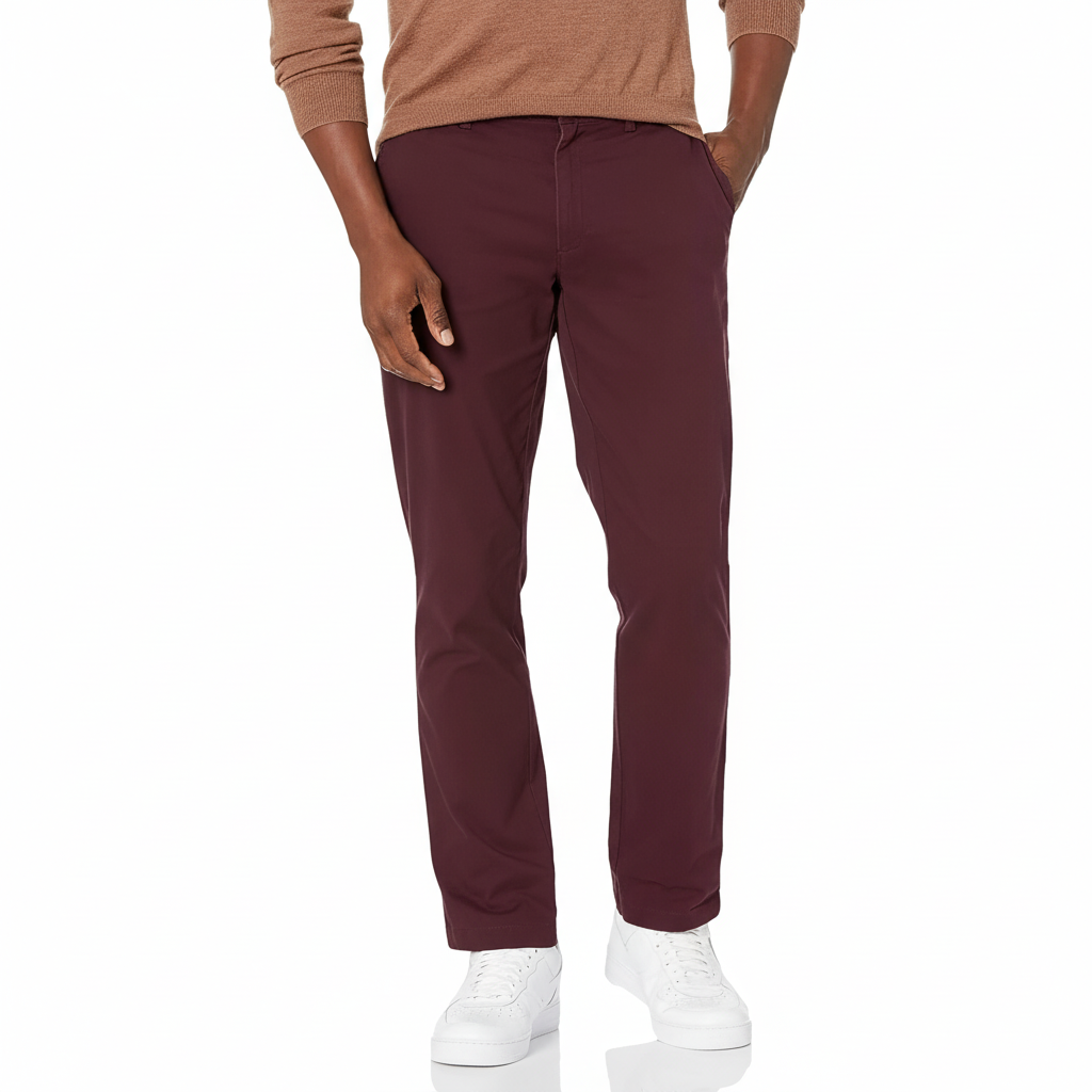 Slim Fit Casual Stretch Chino PantsSlim Fit Casual Stretch Chino Pants - Image 11