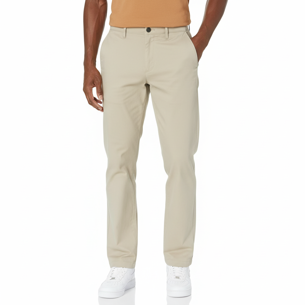 Men's Athletic-Fit Chino PantsAthletic Fit Chino Twill Pants For Men - Image 23